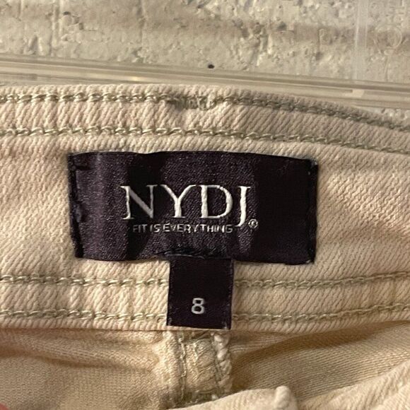 NYDJ Marilyn Straight  Cream LiftXTuck Tech Jeans 8 - Picture 4 of 10